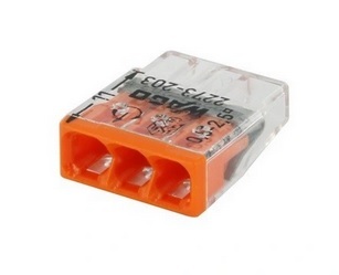 Szybkozłączka 3-torowa 3X(0,5-2.5MM2) 2273-203 WAGO