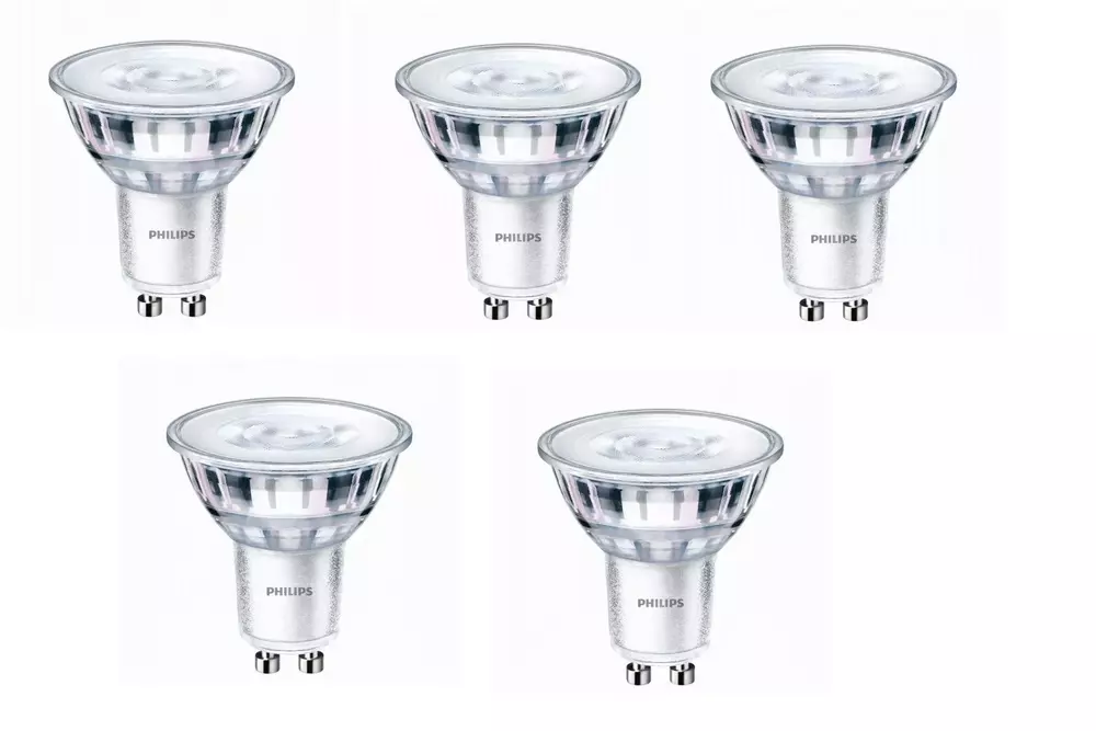 Żarówka LED 5-pak 4,6W-50W GU10 WW 2700K 355LM 36° CorePro Philips