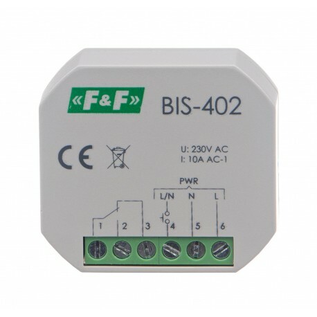 Przekaźnik bistabilny do puszki BIS-402 F&F