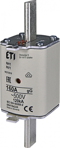 Wkładka bezpiecznikowa WT-01\GG 160A 004184224 ETI