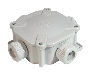 PUSZKA HERMETYCZNA  90X90 4 DŁAWNICE IP67 6455-11 5.P/2 ACIDUR SEZ