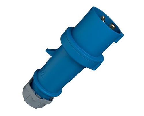 Wtyk plastikowy 16A/3P 230V przenośny niebieski IP44 148A MENNEKES
