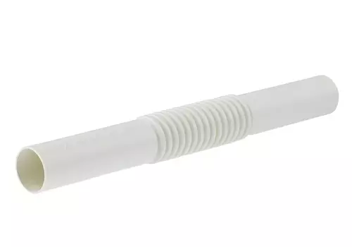 ZŁĄCZKA ELEKTROINSTALACYJNA GIĘTKA KOLANKO PCV ZCL 37 BIAŁA 31-368-02 MINBUD