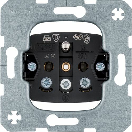 Berker one.platform mechanizm gniazda z uziemieniem 2P+Z zaciski śrubowe 396380 Hager