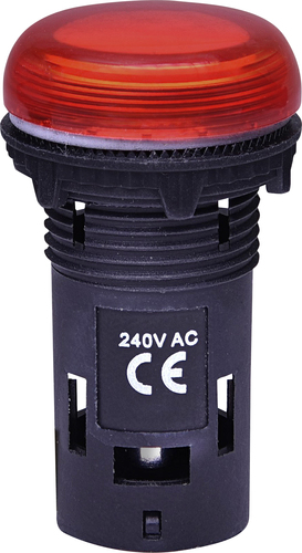 Lampka sygnalizacyjna kompaktowa zintegrowana czerwona ECLI-240A-GFI22 004771230 ETI