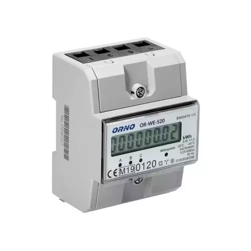 Licznik energii 3F 80A LCD MID OR-WE-520 ORNO