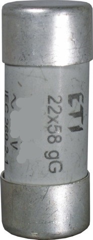 Wkładka bezpiecznikowa CH22x58 gG 25A\690V 002640013 ETI