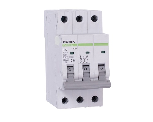 WYŁĄCZNIK NADPRĄDOWY SLIM 3P B 16A 6kA AC EX9B40J 110748 NOARK