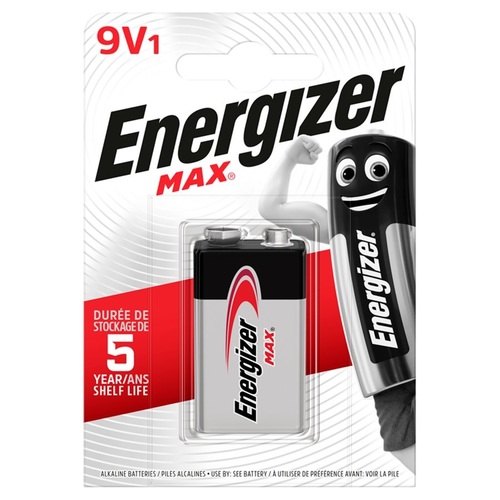 Bateria Energizer Max 9V 6LR61