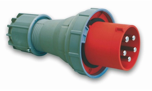 WTYCZKA SIŁOWA PLASTIKOWA 63A/5P 400V IP67 PRZENOŚNA CZERWONA POWER TWIST 035-6 PCE