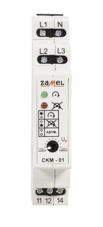 Czujnik kolejności faz 230\400V AC CKM-01 ZAMEL