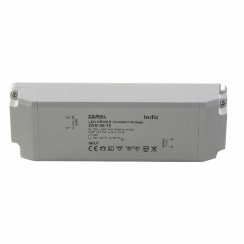 Zasilacz slim LED 12V DC 50W ZNS-50-12 ZAMEL
