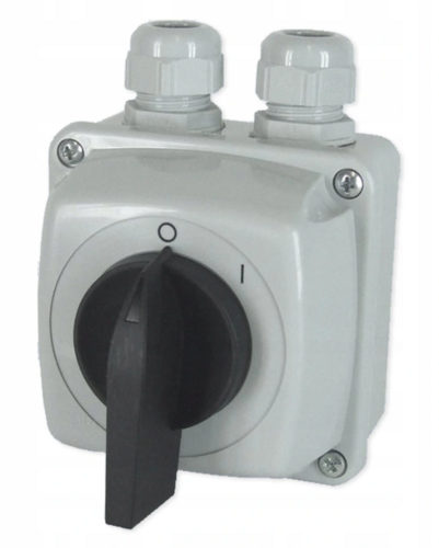 Łącznik krzywkowy Łuk 25-13 0-1 w obudowie ELEKTROMET