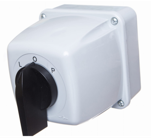 Łącznik krzywkowy Łuk 25-43 L-O-P w obudowie ELEKTROMET
