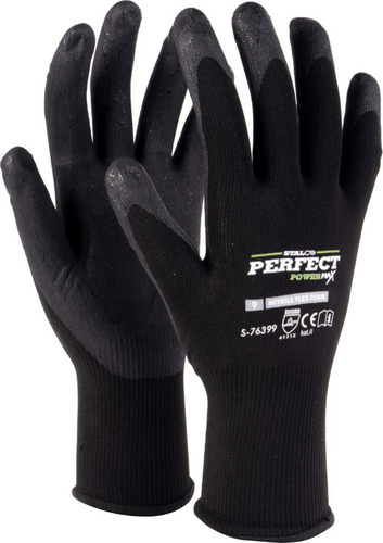 Rękawice nylonowe NITRILE FLEX FOAM rozm. 9 S-76405 STALCO