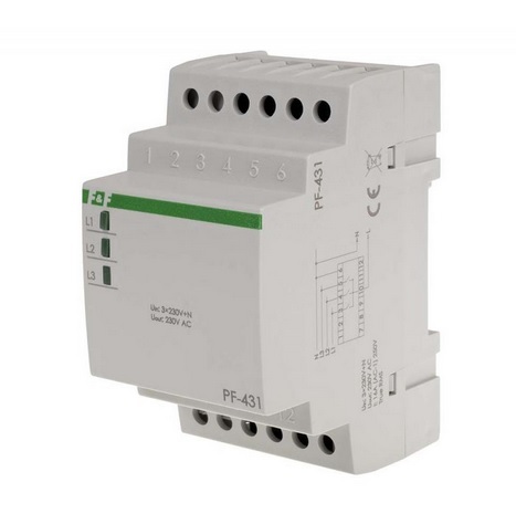 Automatyczny przełącznik faz 3x230V 16A PF-431 F&F