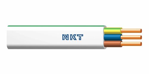 Przewód kabel płaski YDYp 3x2,5 mm2 NKT 1m