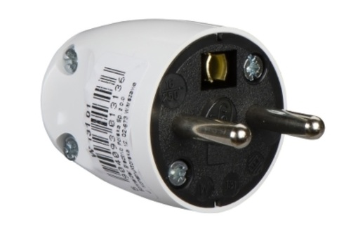WTYCZKA PROSTA Z UZIEMIENIEM 1X2P+Z 16A 250V W-131 SCHNEIDER