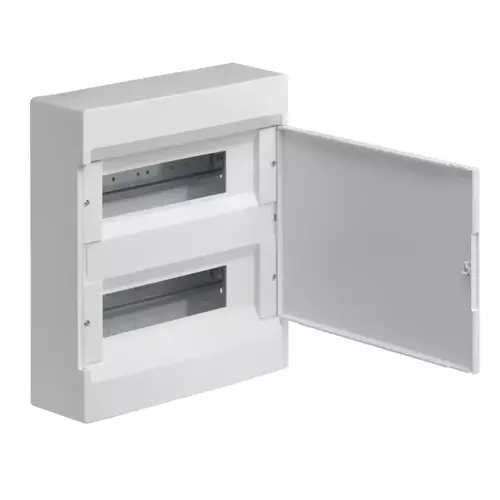 Skrzynka N/T 2X12 DRZWI BIAŁE COSMOS IP40 VD212PP HAGER