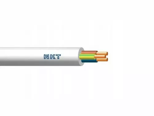 NKT Przewód kabel okrągły YDY 3x4 mm2 450/750V 1m