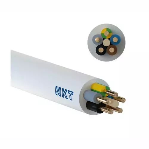 NKT przewód kabel okrągły YDY 5x1,5 450/750V miedziany do instalacji